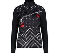 Cmp 35l0496 Half Zip Sweatshirt Schwarz XS Damen Black