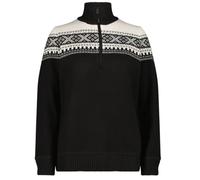 CMP Damen Knitted WP Pullover (Größe S, schwarz)