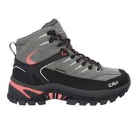 CMP - Women's Rigel 2.0 Mid Trekking Shoes WP - Wanderschuhe, Gr. 43, schwarz/grau (Avocado/Coral)