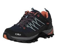 CMP Rigel Low WMN WP Velourleder - Damen-Trekkingschuhe B.Blue-Giada-Peach 42 EU