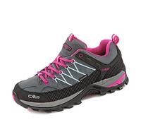 CMP Campagnolo Damen Trekking-Halbschuhe Rigel Low WP Grau-Fuxia-Ice Größe 41 EU