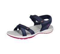 CMP Adib Wmn Hiking, Damen-Sandalen mit Knöchelriemen, Schwarz Blau, 41 EU