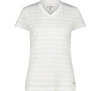 CMP Damen Striped Mesh T-Shirt (Größe XL, weiss)