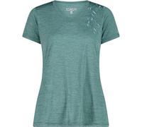 CMP Damen Melange Print T-Shirt (Größe M, tuerkis)