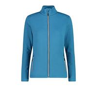 CMP Damen Stretch Performance Fleece Full Zip with Logo on Shoulder Fleecejacke, Lake, 48