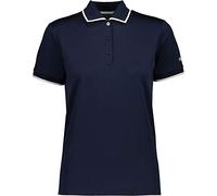CMP Damen Poloshirt 31T5066 Kurzarm Stretch Blau Größe L