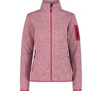 CMP Damen Strick Fleece Jacke, Fucsia-Bianco, 36
