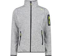 CMP Damen Strick Fleece Jacke, Grey-Limone, 38
