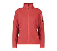 CMP Damen Strickfleecejacke ohne Kapuze 3H14746 H23 42 Red Fluo