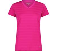 CMP Damen Striped Mesh T-Shirt (Größe XL, pink)