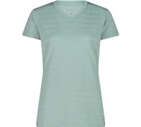 CMP Damen Striped Mesh T-Shirt, jade, XL