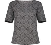 CMP - Women's S/S T-Shirt Floral - Funktionsshirt, Gr. XS 36, grau (Antracite)
