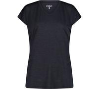 CMP - Women's Jacquard T-Shirt - Funktionsshirt, Gr. XXL 46, blau (Antracite)