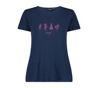 CMP Damen T-Shirt WOMAN T-SHIRT 31T8466-47MR 34 Blue-Fuxia