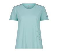 CMP Damen Print T-Shirt (Größe XXS, tuerkis)