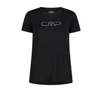 CMP Campagnolo Damen T-Shirt WOMAN T-SHIRT 39T5676P-U901 Schwarz Größe 34