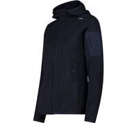 CMP Damen Unterjacke Kapuzen Fleecejacke Strick (3H19826) 38 B. BLUE 22NS
