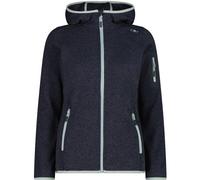 CMP Damen Unterjacke Kapuzen Fleecejacke Strick (3H19826) 38 TITANIO-DARKER 20UU
