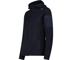 CMP Damen Unterjacke Kapuzen Fleecejacke Strick (3H19826) 40 B. BLUE 22NS