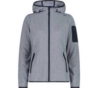 CMP Damen Unterjacke Kapuzen Fleecejacke Strick (3H19826) 42 B.BLUE-BIANCO 14NP