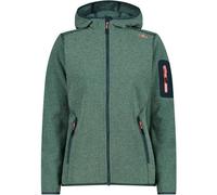 CMP Damen Unterjacke Kapuzen Fleecejacke Strick (3H19826) 42 TREK GREEN-JADE 02FU