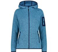 CMP Damen Unterjacke Kapuzen Fleecejacke Strick (3H19826) 44 TOPAZIO-BLUE INK 07LU