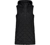 CMP Damen Weste WOMAN LONG VEST FIX HOOD (33K3686) 40 NERO