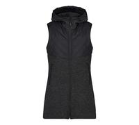 CMP Damen Weste WOMAN VEST LONG FIX HOOD 34M0366-U901 38 Nero