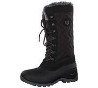 CMP Winterstiefel Nietos Urban Style (Kunstpelzfutter, wasserdichter Überschuh) schwarz Damen, Größe Euro (US) 36 (4)