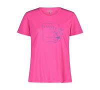 CMP Damen Print T-Shirt (Größe XXS, pink)