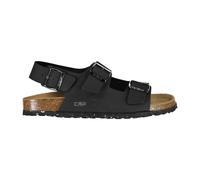 CMP Herren eco keidha slipper Flache Sandale, Schwarz, 43 EU