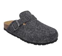 CMP ECO TARAZ Herren Nachhaltige Filzpantoffeln - Recycelte Materialien, Kork-Fußbett & Fußgewölbeunterstützung Entworfen in Italien für Komfort im Innenbereich., Carbone Mel, 44 EU