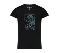 CMP ERROR:#N/A Kinder-t-shirts T-Shirt, Schwarz-rosa Fluo, 110 EU