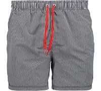 CMP - Beach Shorts Stripes - Badehose, Gr. XL 52, grau (Navy/Bianco)