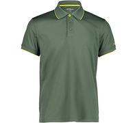 CMP - F.LLI Campagnolo Herren Piquet-Poloshirt mit Sonnenschutz UPF 40, Muschio, 52, 39T5807