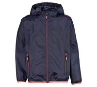 CMP Mädchen Regenjacke Fix Hood Rain 3X53255-28ML 116 Navy-Red Kiss