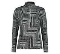 CMP Campagnolo Fleeceshirt Damen aus Softtech, Halbreißverschluss, Antracite-Argento Gr. 38