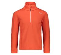 CMP Fleecepullover Pulli Girl Sweat weiß & orange atmungsaktiv elastisch wärmend (C672 BITTER, 128)