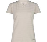 CMP Damen Striped Mesh T-Shirt (Größe S, beige)