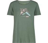 CMP Freizeit Damen T-Shirt, grün D44
