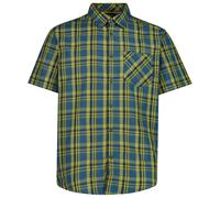 CMP - Full Button Shirt - Hemd, Gr. M 48, oliv (Petroleum/Limone/B.Blue)