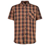 CMP - Full Button Shirt - Hemd, Gr. S 46, braun (Antracite/Orange/Corda)