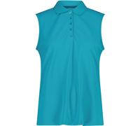 CMP Funktions Polo Top Damen Tanktops blau Größe XXS Lifestyle Atmungsaktiv