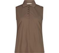 CMP Funktions Polo Top Damen Tanktops braun Größe XXL Lifestyle Atmungsaktiv