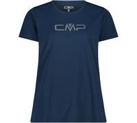 CMP Funktions Print Damen T-Shirts blau Größe XXS Trekking Geruchsneutralisierend