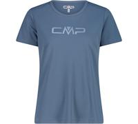CMP Funktions Print Damen T-Shirts blau Größe XXS Trekking Geruchsneutralisierend