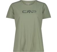 Funktionsshirt CMP "WOMAN CO T-SHIRT", Damen, Gr. 36, grün (grün tea), Single Jersey, Obermaterial: 100% Polyester, normal, Rundhals, eingesetzt eingefasste Kante, Shirts Funktionsshirt, für Erwachsen