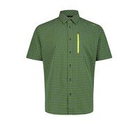 CMP Campagnolo Herren Kurzarmhemd Stretch Regular 35S7807 Grün Größe 52