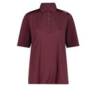 CMP Funktionspoloshirt in Bordeaux - Größe 38 | Damen Outdoor Tops Shirts