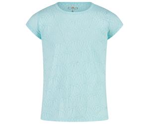 CMP - Girl's Burnout Jersey T-Shirt - T-Shirt, Gr. 98, blau (Opale)